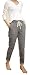 100% Cotton Women's Casual Pants with Drawstring Waist (Two colors optional: Vertical Stripes or Gray Lattice)