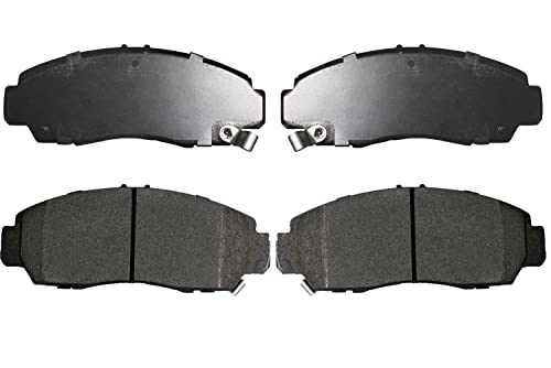 Image of Ceramic Front Brake Pad D787 Compatible With Select Acura CL, RL, TL, TSX Honda Accord - D787 Hardware Fit Included