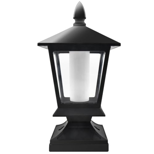 Lampe solaire extérieure étanche avec éclairage lumineux haut bas pour jardin et cour