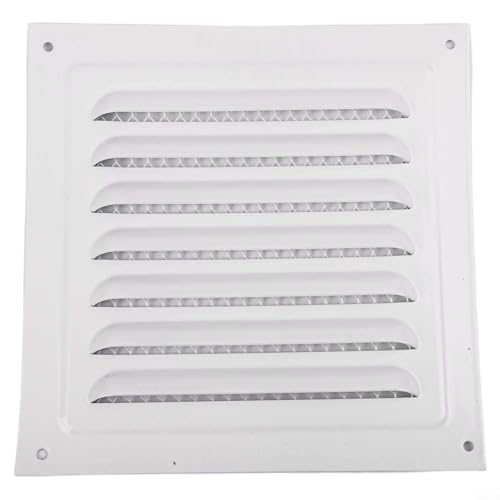 Aprilsunnyzone Rejilla de ventilación de 15 x 15 cm para aplicaciones HVAC con elegante rejilla protectora (1 unidad)
