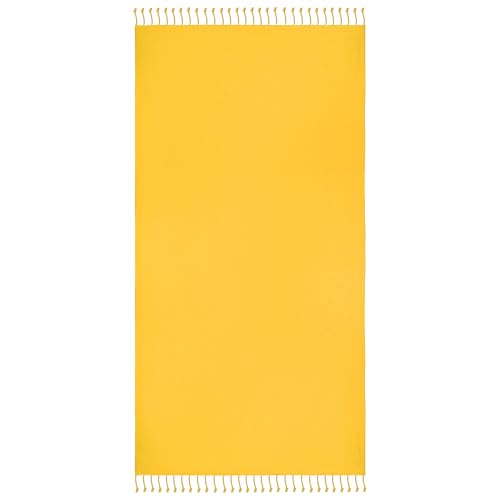 Image of Organix 6 Pack 100% Cotton Turkish Fouta Beach Towel, 36x72 inches, Sand Free Quick Dry Swim Towel, Extra Large Light Travel Towel for Adults, Soft Durable Absorbent - Multicolor
