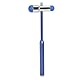 Fyearfly Neurologischer Reflexhammer, Tromner Reflexhammer aus Aluminiumlegierung,Neurologischer Reflexdiagnosehammer mit Humanisiertem Griff für Reflextests (Blau)