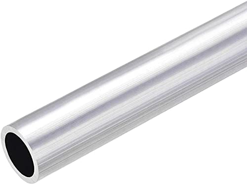 Tubo In Alluminio AL6063, Spessore Parete 6.5mm, Diametri 18-51mm, Lunghezza 300mm, Argento - Foto 6