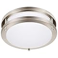 36W Dimmable LED Ceiling Light Fixture, 12 inch Flush Mount Light Fixture, Ceiling Lights for Bedroom, Kitchen, Bathroom, Super Bright 4000 Lumens, 400W Equivalent, 5000K Daylight White