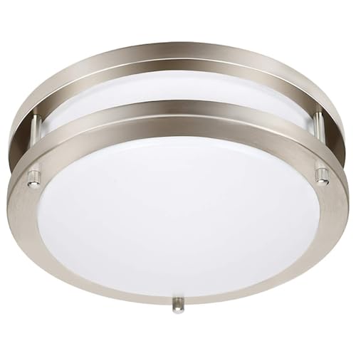 36W Dimmable LED Ceiling Light Fixture, 12 inch Flush Mount Light Fixture, Ceiling Lights for Bedroom, Kitchen, Bathroom, Super Bright 4000 Lumens, 400W Equivalent, 5000K Daylight White