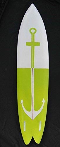 Interlifestyle Ancla Tabla de Surf 100cm Tabla de Surf Letrero de Madera Mare Mar Decoración