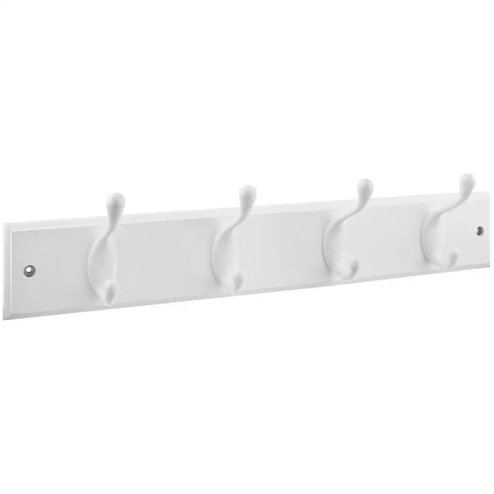 Patère à crochets Blanc National Hardware 5002438 support vestes mural