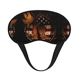 Construction en polyester durable : fabriqué en 100 % polyester de haute qualité, ce masque pour les yeux imprimé drapeau américain avec bottes de cowboy est robuste, lisse et résistant à l'usure et aux déchirures, conservant sa douceur et sa forme même après une utilisation et un nettoyage fréquents.