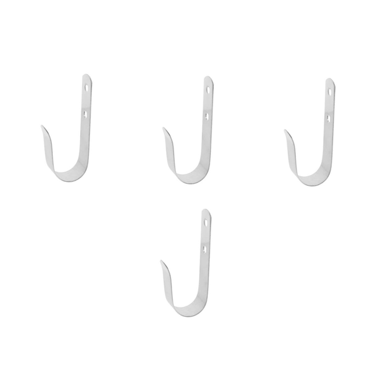 UPKOCH 4 Piezas Soporte Inoxidable para Colgador Práctico para y Diseño y Resistente para Organización de Toallas y Accesorios de Piscina