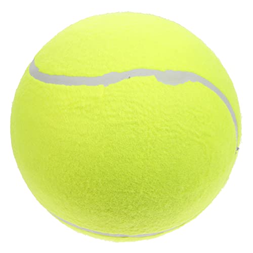 HANABASS Large Tennis Ball for Children Inflatable 8 Inches Ball Soft Flannel Surface