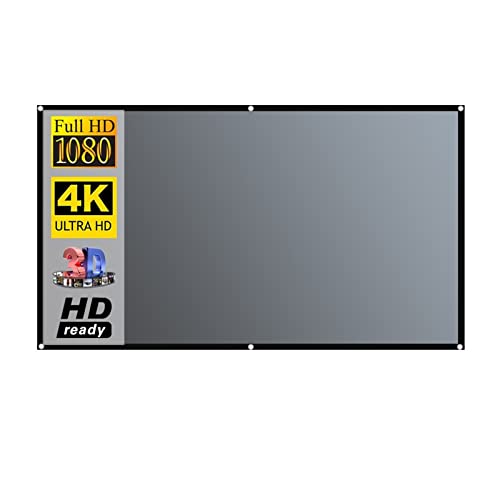 Pantalla para proyector 72 pulgadas 16:9 tela reflectante