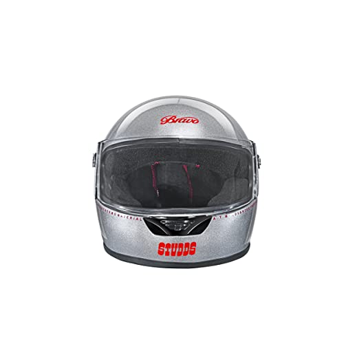 Image of Studds Bravo Helmet (Silver Grey, XL)