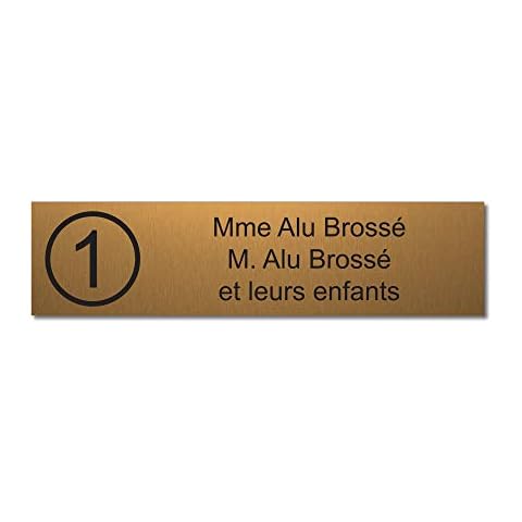 Mygoodprice Placa grabada para buzón autoadhesiva personalizada Cover