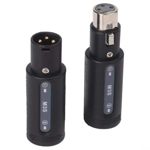 Adaptador de micrófono XLR inalámbrico con amplificador integrado de alta resolución de 24 bits 2