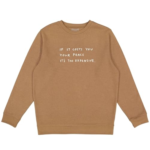 Cost Of Peace Crewneck Brown M