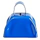 Blue Panda Kuhglocke Cowbell (Set, 12 Stück) - Laute Glocken mit Griffen - Zum Anfeuern bei Sportveranstaltungen wie Fußball, Marathon, Radrennen - Blau, 7,6 x 7,1 x 6,3 cm