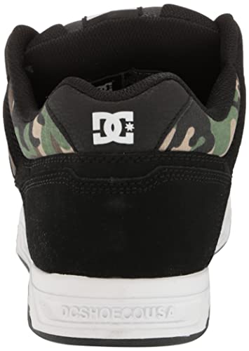 DC DC Men's Stag Skate Shoe Black/CAMO 8