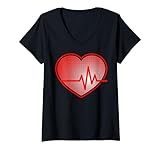 Photo Gallery maglietta cardiovascolare heart beat heart beat heart heart maglietta con collo a v Photo Gallery maglietta cardiovascolare heart beat heart beat heart heart maglietta con collo a v