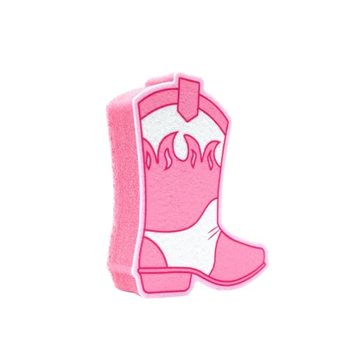 Image of NPW Cowboy Boot Kitchen Sponge | Non-Scratch Multi-Layered Scrub Sponge