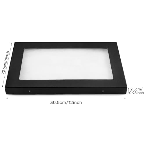 Sasylvia 6 Pack Riker Display Cases Large Collectibles Display Cases Transparent Top For Collectibles Jewelry Pins  thumb #1