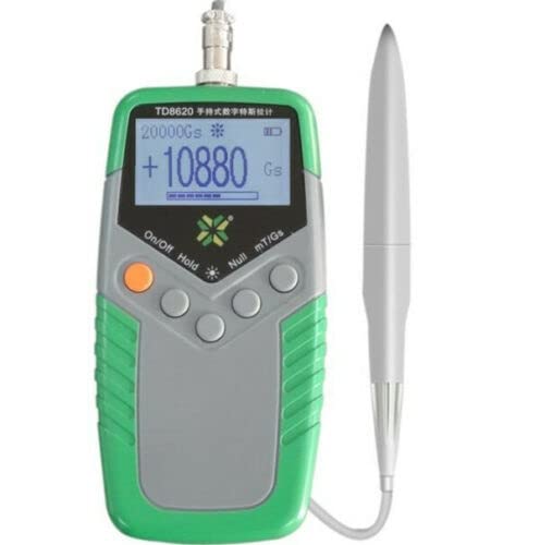 TD8620 Digital Gauss Meter Surface Magnetic Field Tester Flux Meter mT/Gs
