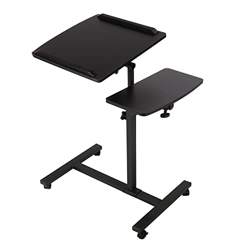 lesolar Laptoptisch höhenverstellbar mit Rollen Beistelltisch Stehpult...