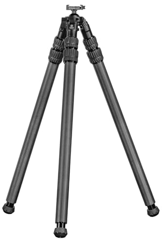 FANAUE Carbon Fiber Tripod for Hunting,360 Degree BallHead,with Arca Swiss Quick Release Plateand Hands-Free Operation for Hunting, Shooting, and Outdoors - HTC-4030-45