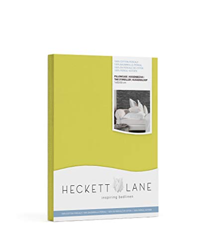 Heckett Lane Fundas de Almohada, Oasis Verde, 80x80 Cover