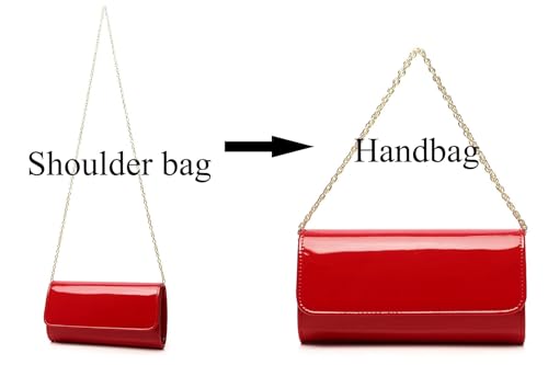 Image of Women Patent Leather Wallets Fashion Clutch Purses Evening Bag Many colors Handbag
