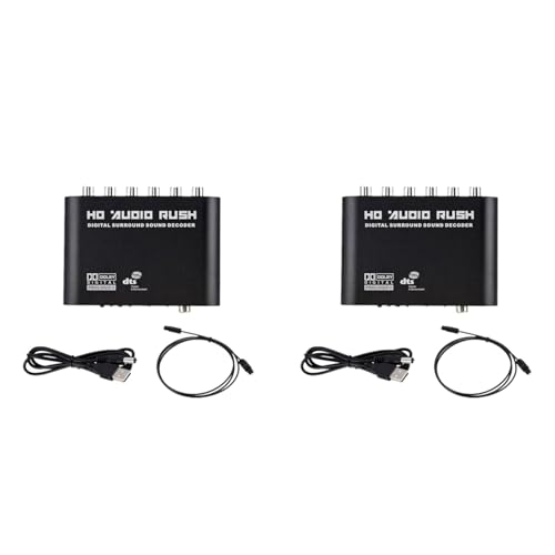 Décodeur audio 5.1 numérique analogique pour régler les problèmes de son de votre TV