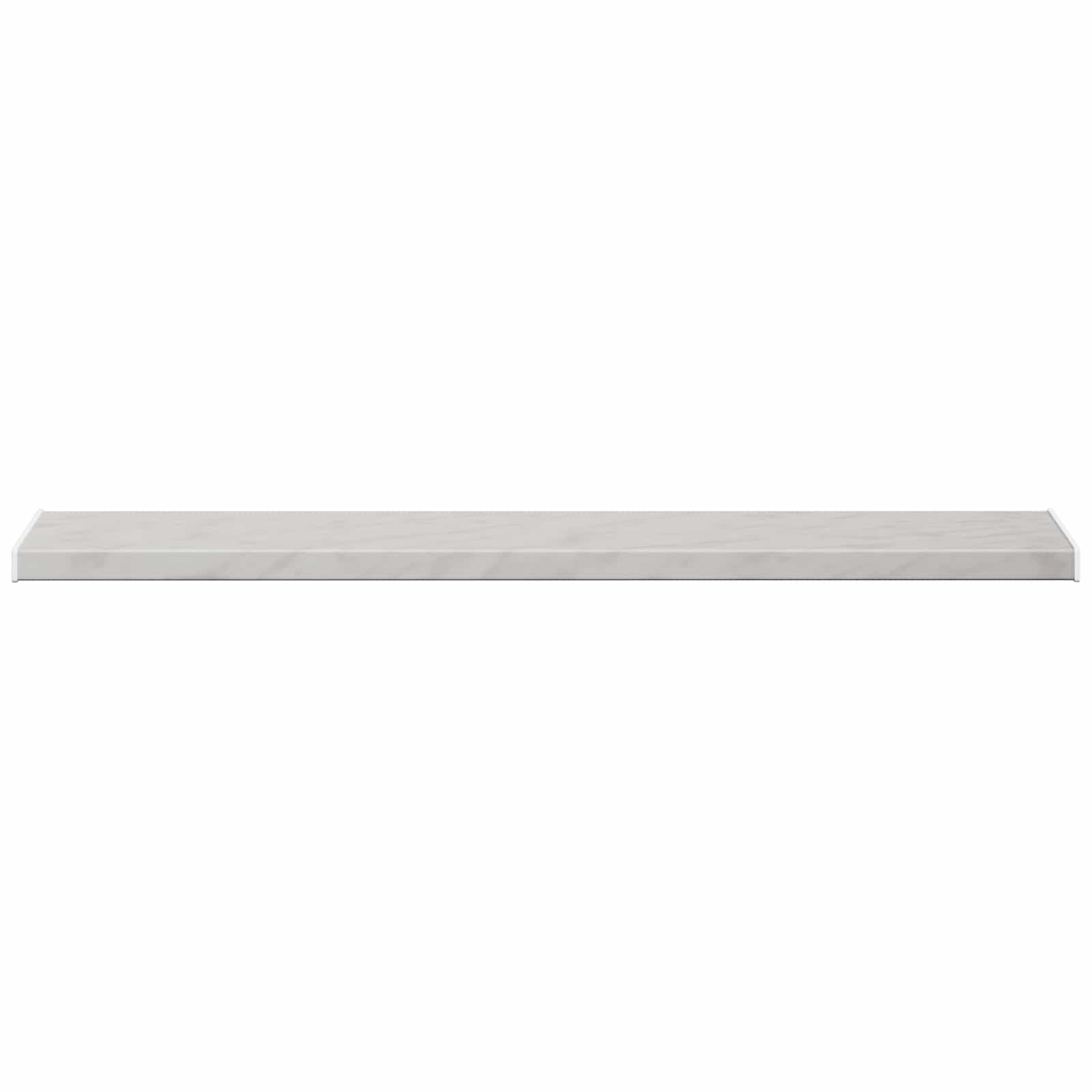 davanzale in PVC, 120 x 30 x 4,5 cm, con struttura in marmo, per interni ed esterni, moderno, in PVC robusto, facile da pulire e resistente all'umidità, facile da montare