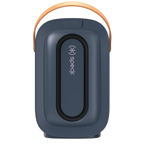 Image of Speck Speaker Gemtones Infinity Speaker Max - Dark Grey /Chrome /Tan