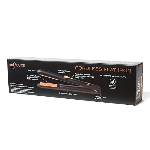 Plancha de Pelo Ion Luxe Inalámbrica 1 pulgada miniatura 5