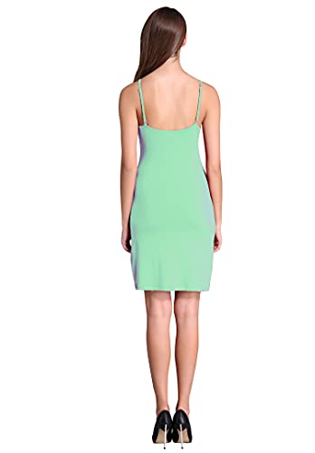 Image of Coreal Women's Modal Spaghetti Strap Slip Under Dress Stretchy Layering