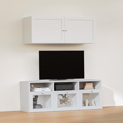 Image of Home Centre | Soho Small TV Unit | Engineered Wood, Multipurpose Cabinet | White | 1 Year Warranty