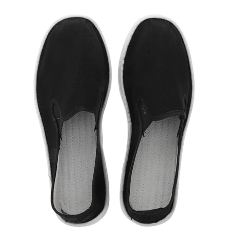 Mipcase Chinese Cloth Shoes Kung Fu Thicken Sole Traditional Tai Chi Shoes Mens Training Comfortable Ventilated