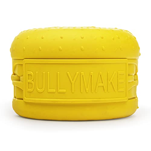 BULLYMAKE - Cheeseburger Rubber Chew Toy for Dogs - Rubber Toy for Dogs - Made in USA - Treat Stuffing Toy - Image 2