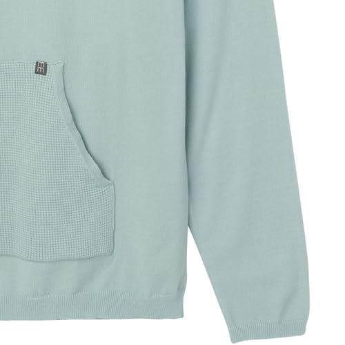 Modern Moments by Gerber Baby Girls' Mommy and Me Hooded Waffle Sweater Knit Top and Legging Set, Medium Sky, Large3