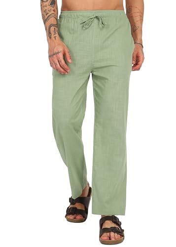 Image of Men's Cotton Linen Pajama