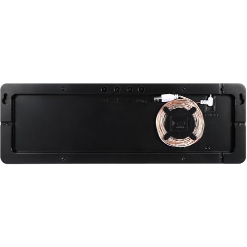Horloge murale LED numérique télécommandée à luminosité réglable - 8
