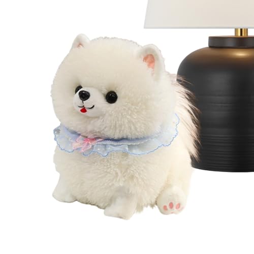 YNPQTDS Perro de tela realista, linda decoración realista suave para el hogar, cachorro de peluche - para novia, niños, familia y amigos YNPQTDS Perro de tela realista, linda decoración realista suave para el hogar, cachorro de peluche - para novia, niños, familia y amigos