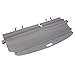 IKON MOTORSPORTS, Retractable Rear Cargo Cover Compatible with 2006-2012 Toyota RAV4, Factory Trunk Space Organizer Security Cover, Gray