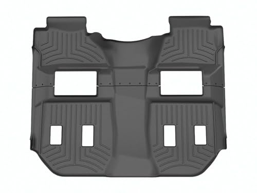 WeatherTech FloorLiner HP Custom Fit Floor Mats for Cadillac Escalade ESV 2nd/3rd Row (447672IM), Black