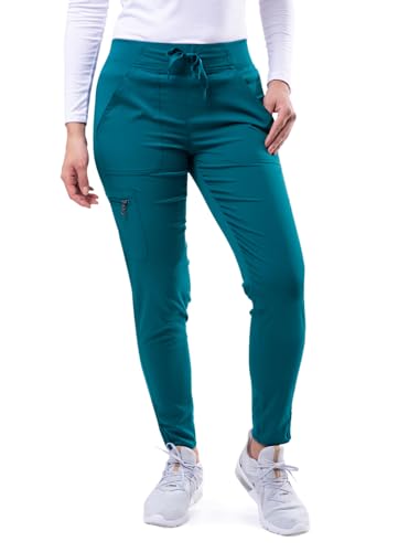 Adar Pro Scrubs for Women - Ultimate Yoga Jogger Scrub Pants