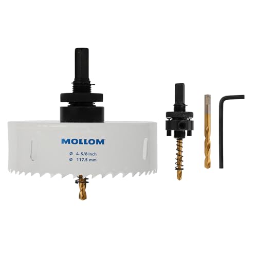 Mollom (117.5mm, White, 117.5mm | 4-5/8"