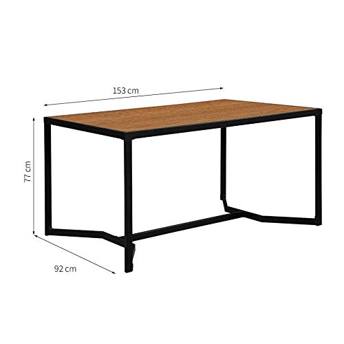 Mesa de Jantar Retangular Victória Madeira 150 cm