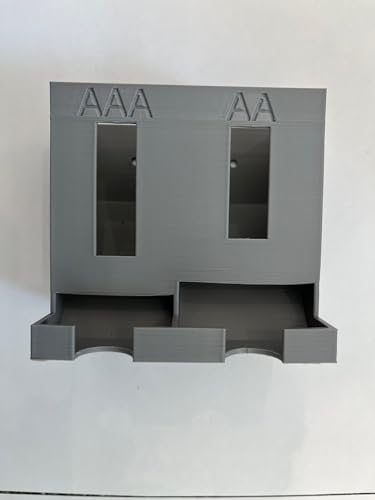 Battery Storage Organizer and Dispenser for AA AAA Batteries