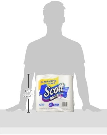 Vista 5 de Scott Papel higiénico, 1000 hojas por rollo, papel higiénico, 20 rollos