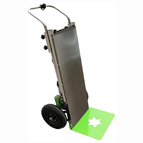 Elektrische Sackkarre mit 200 kg Kapazität â Treppenkletterwagen, 48 V/36 Ah, elektrischer Treppenkletterwagen, 1200 W bürstenloser Gleichstrommotor, arbeitssparende Sackkarre