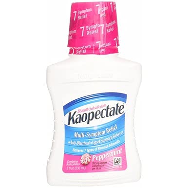 Kaopectate Anti-Diarrheal Upset Stomach Reliever Peppermint - 8 Fl Oz #TOP6